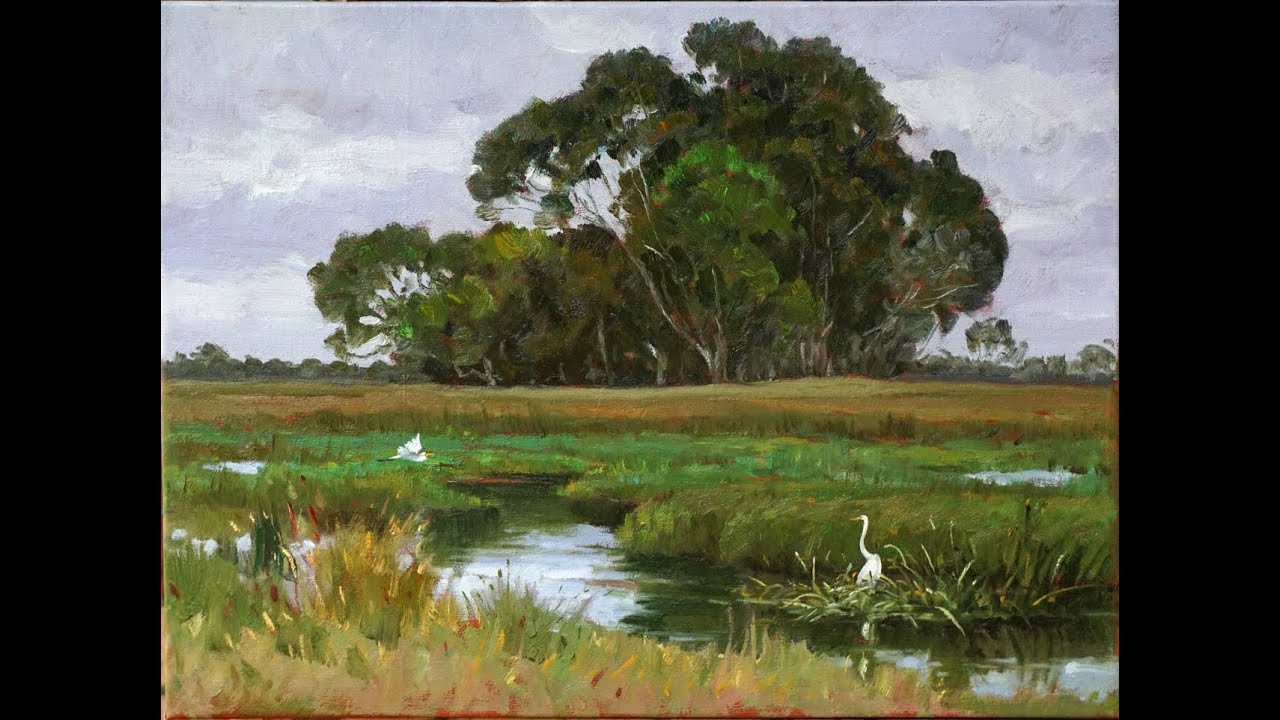 #38 Landscape oil painting by Fu Dali 20171127