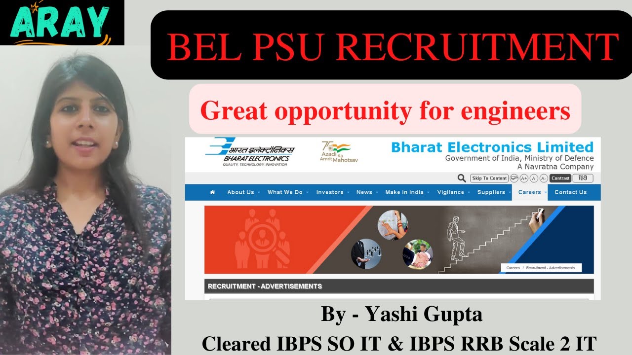Bharat Electronics Limited Recruitment | BEL PSU jobs for engineers | Govt jobs 2023