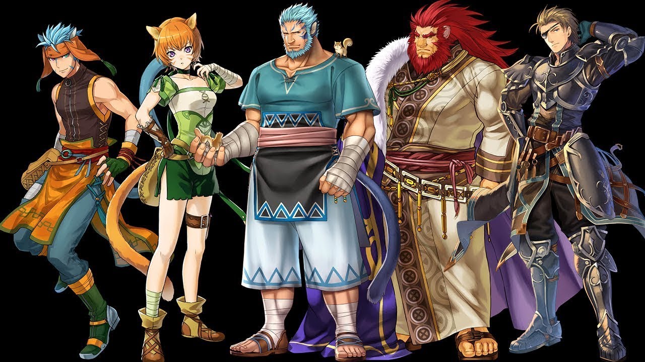 Fire Emblem Heroes: Voice Clips - Out of Gallia (Ranulf, Lethe, Mordecai, Caineghis, Haar)