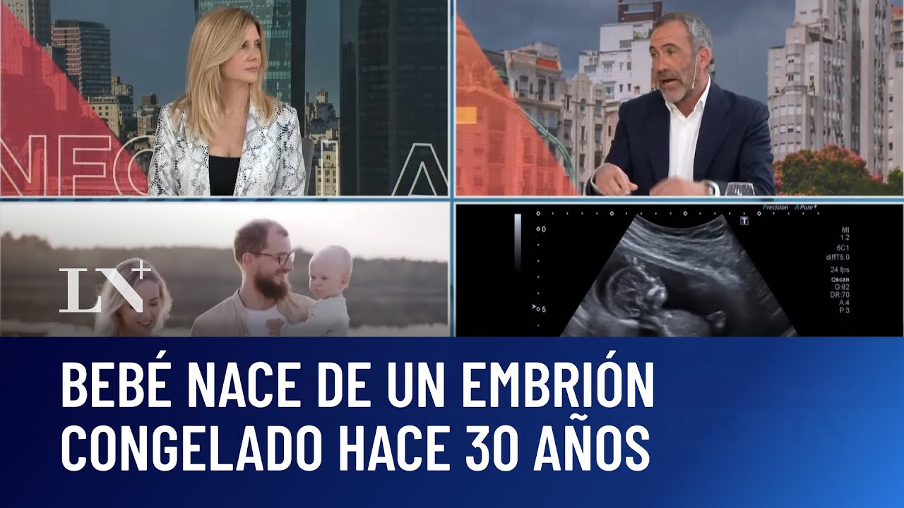 El bebé más viejo del mundo; nació de un embrión congelado hace más de 30 años