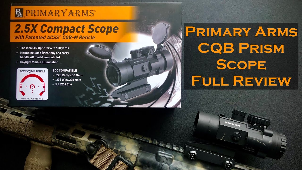 Primary Arms 2.5x CQB Prism Scope - Full Review