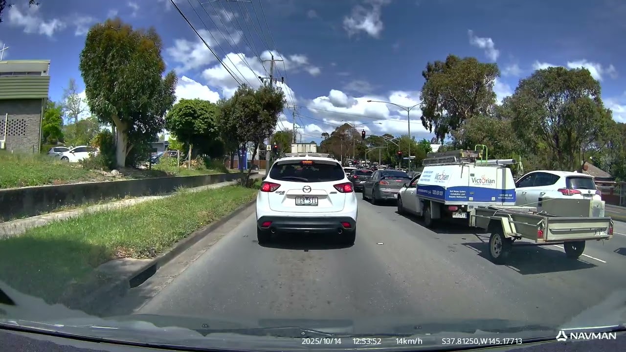 Driving Melbourne, Templestowe to Eastland via Eastern Freeway
