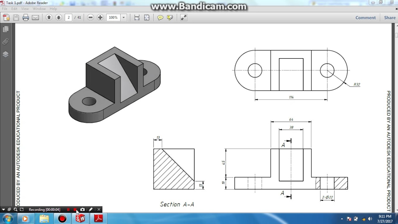Solidworks Tutorial part design 1 bahasa Indonesia