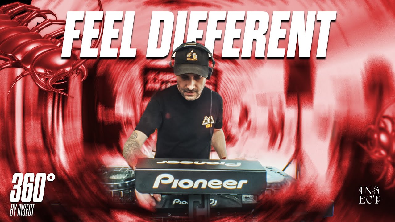 FEEL DIFFERENT - 360 INSECT BELGIUM EDITION DJ SET #22 I Drum & Bass Neurofunk DJ Set in 360°