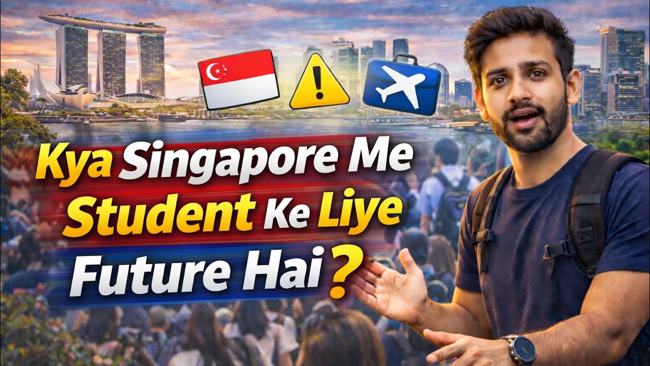 Kya Singapore 🇸🇬 Me Students Ke Liye Future Hai? | Reality Check 2026 