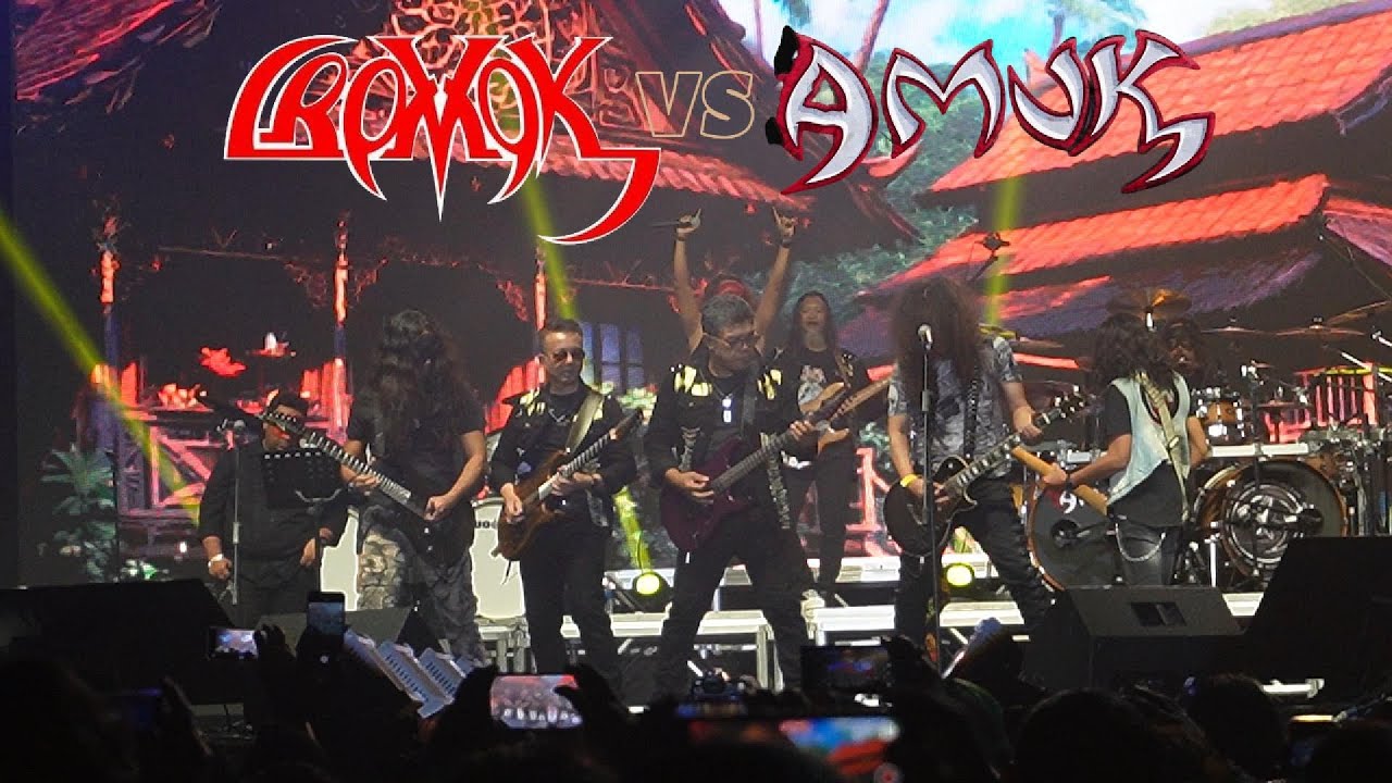 Cromok vs Amuk Mengamuk di N9 Arena Nilai Konsert Kasi Gegarrrrr