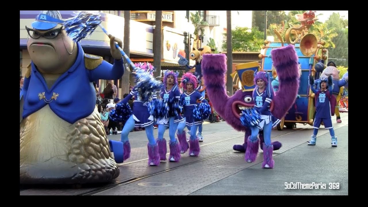 [HD] Full Pixar Play Parade with New Monsters University Parade - Disney California Adventure