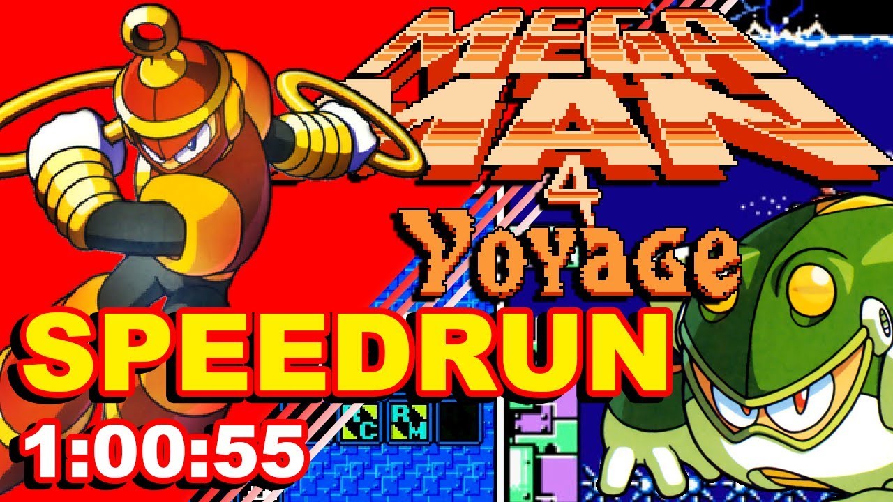 Mega Man 4 Voyage - Speedrun Any% (1:00:55) (All Items)