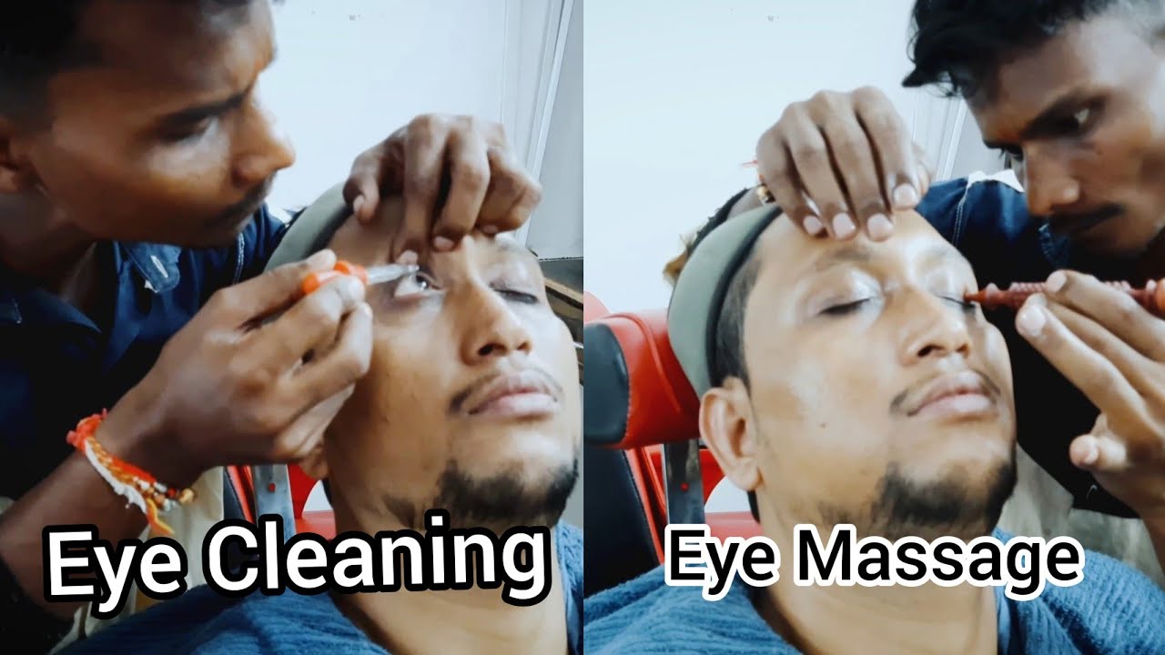 Eye Cleaning And Eye Massage with Neck Cracking by Master Cracker |Asmr