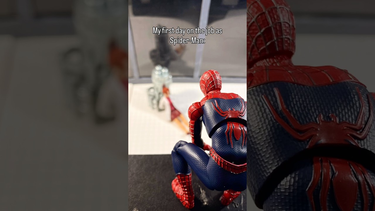 Spider-Man 3 video game was kinda funny. #actionfigures #animationstyle #stopmotion #spiderman