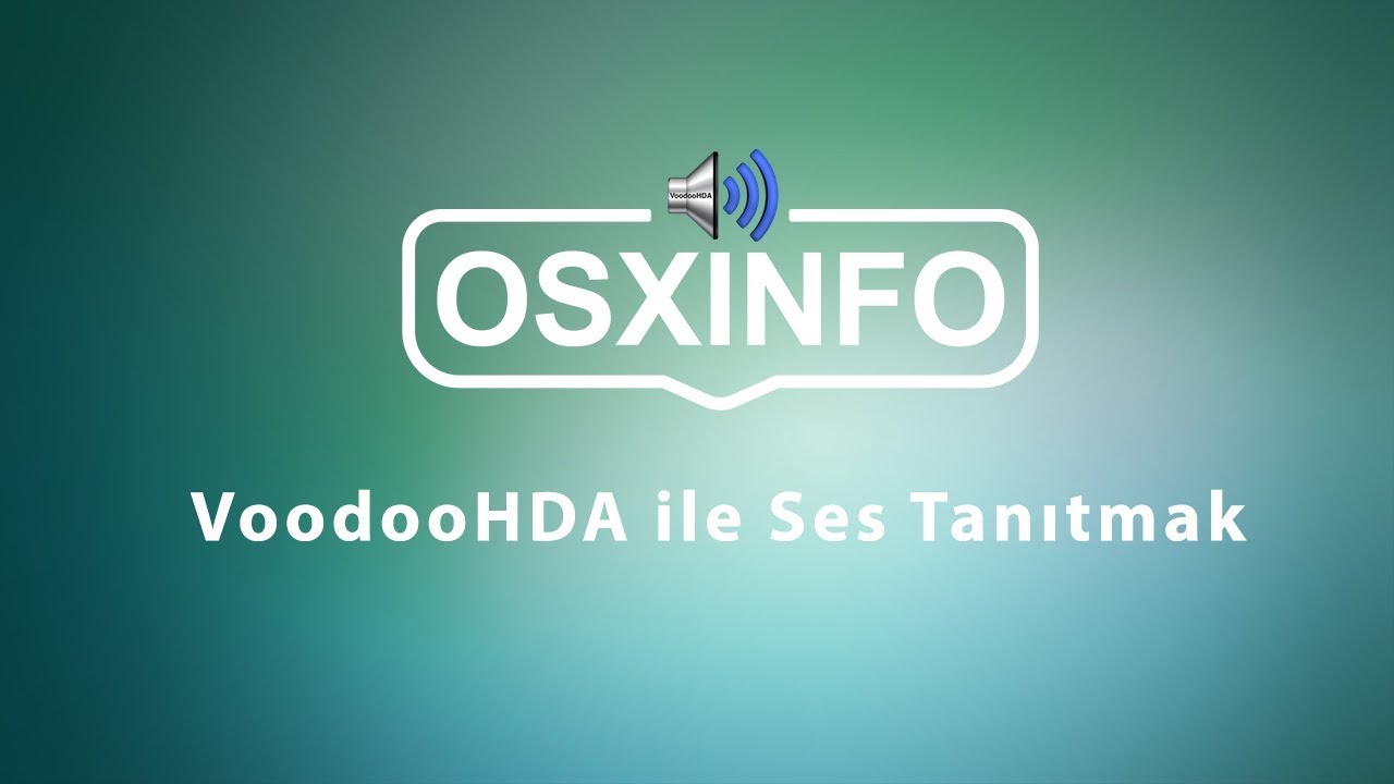 VoodooHDA ile Ses Tanıtmak