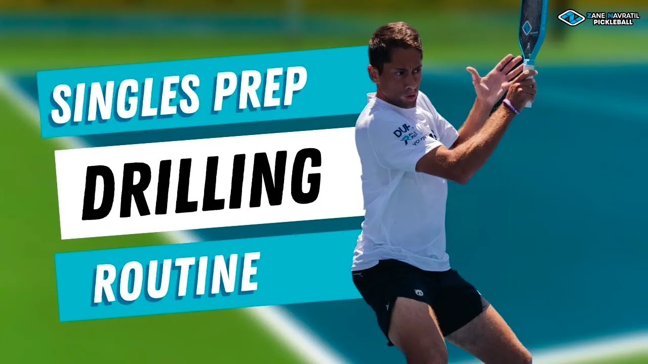 Zane Navratil's Singles Prep! How to Drill and Warmup if You're a Singles Player in Pickleball!