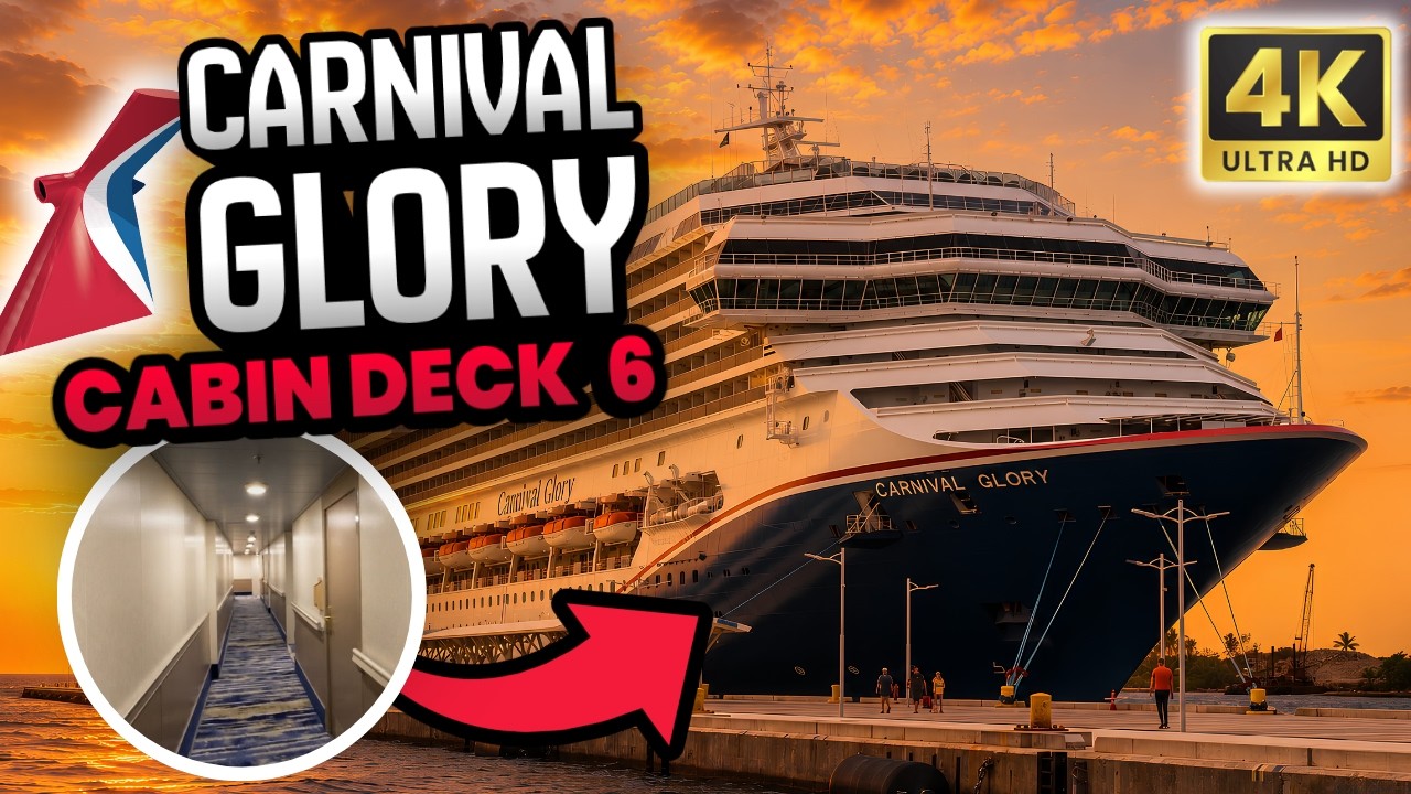 Каюта Carnival Glory, палуба 6 | Круизные приключения для высоких людей