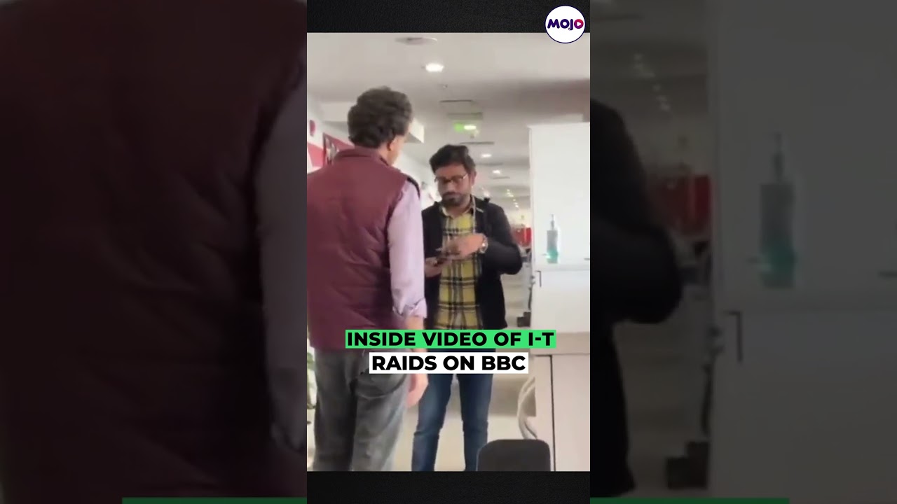Watch | Inside Video Of Income Tax Raids At BBC Office In India #shorts