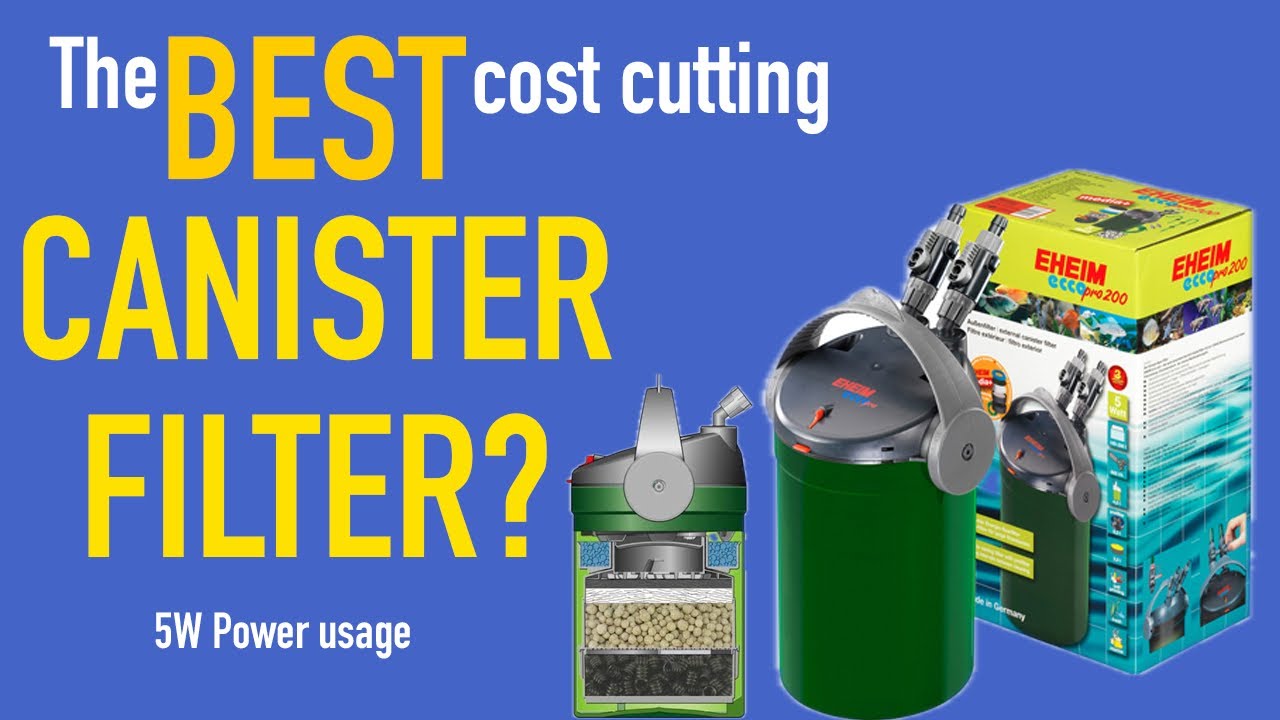 The filter that slashes energy costs. Eheim ecco 200