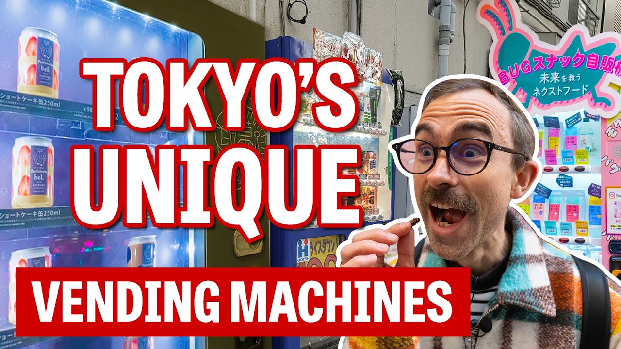 Cake, bugs and horror: Things you can find in Tokyo's vending machines
