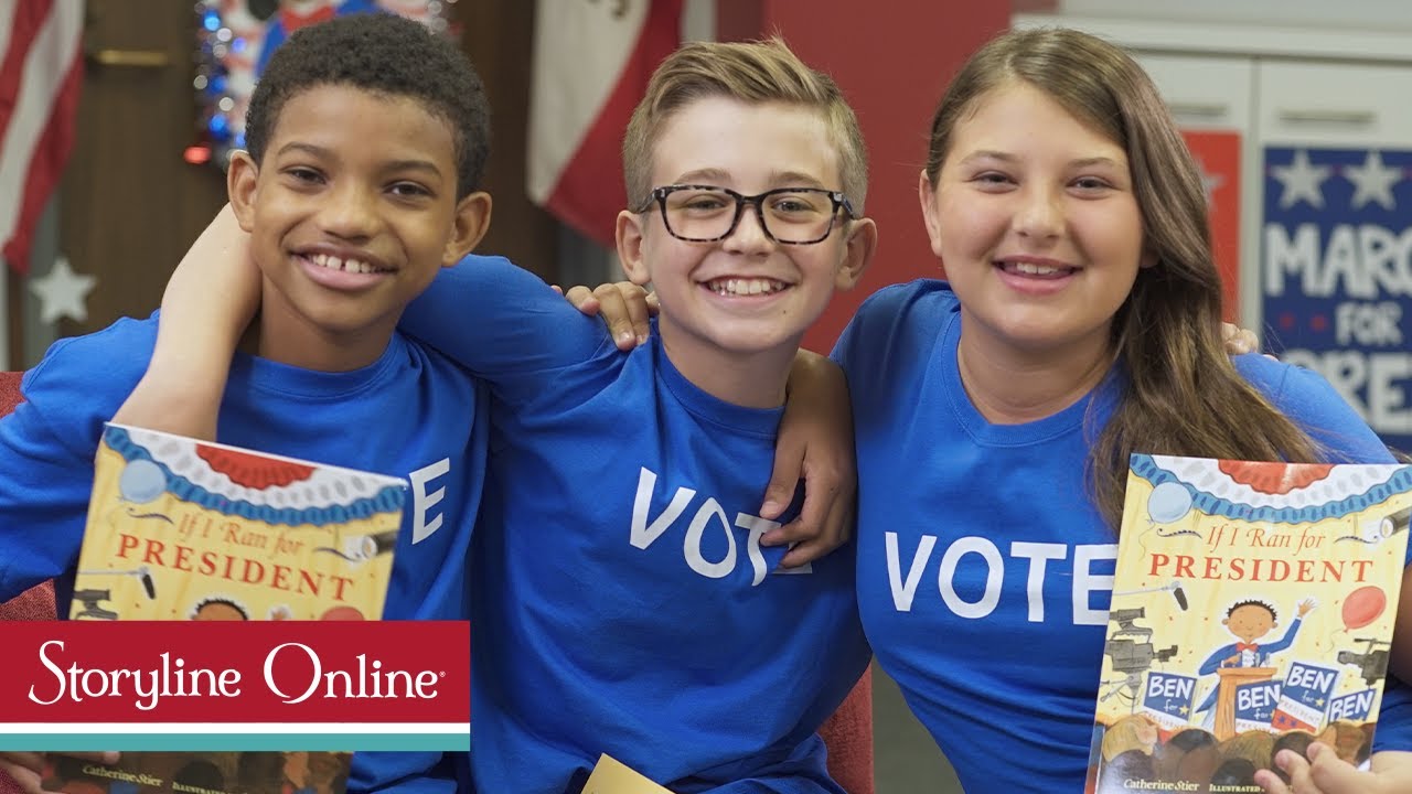 'If I Ran For President' read by Lonnie Chavis, Parker Bates and Mackenzie Hancsicsak