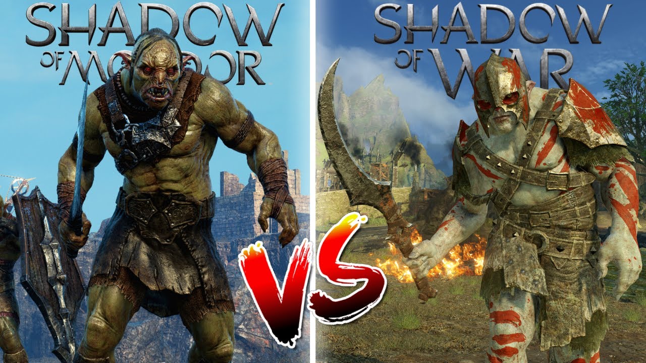 Shadow of Mordor против Shadow of War — прямое сравнение