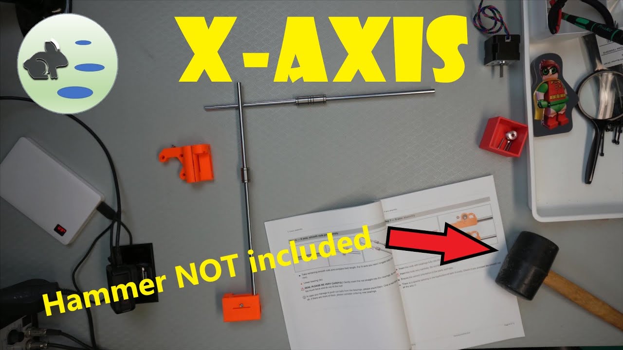 Prusa i3 MK3S kit X axis assembly