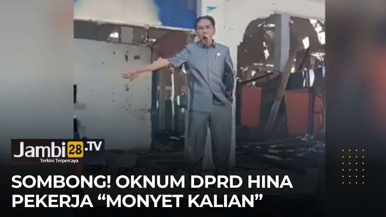 Viral! Oknum DPRD Kota Sungai Penuh Hina Pekerja Bangunan