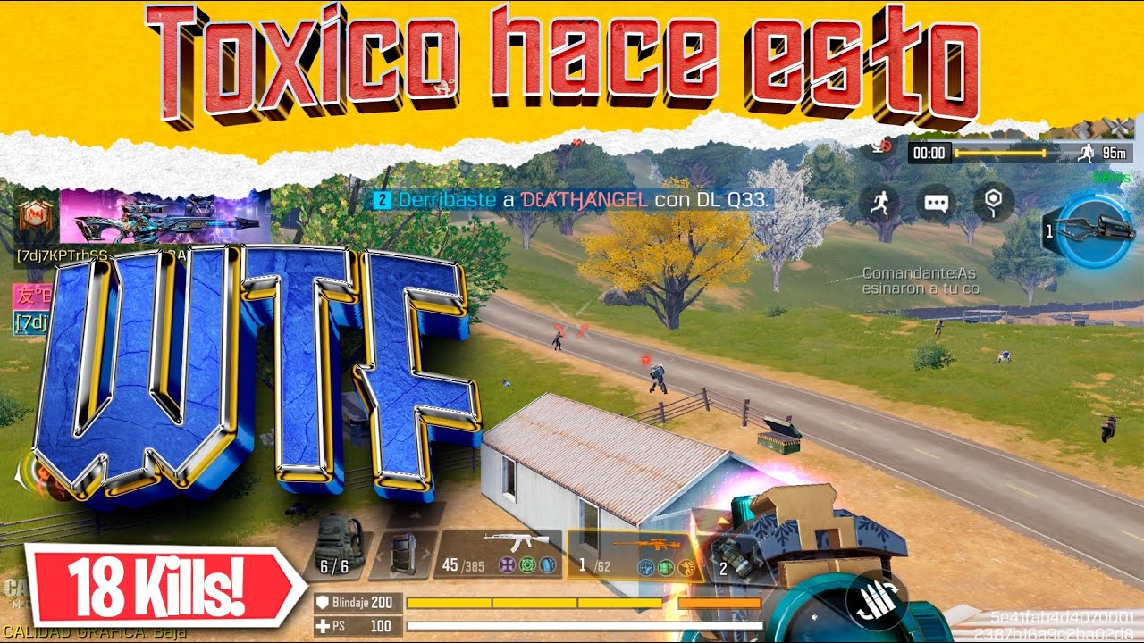 Toxico hace esto para poder Insultarme en esta Partida de BATTLE ROYALE en COD Mobile
