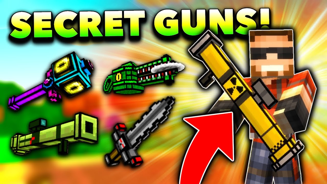 Top 10 SECRET WEAPONS in Pixel Gun 3D! (No One Has These)