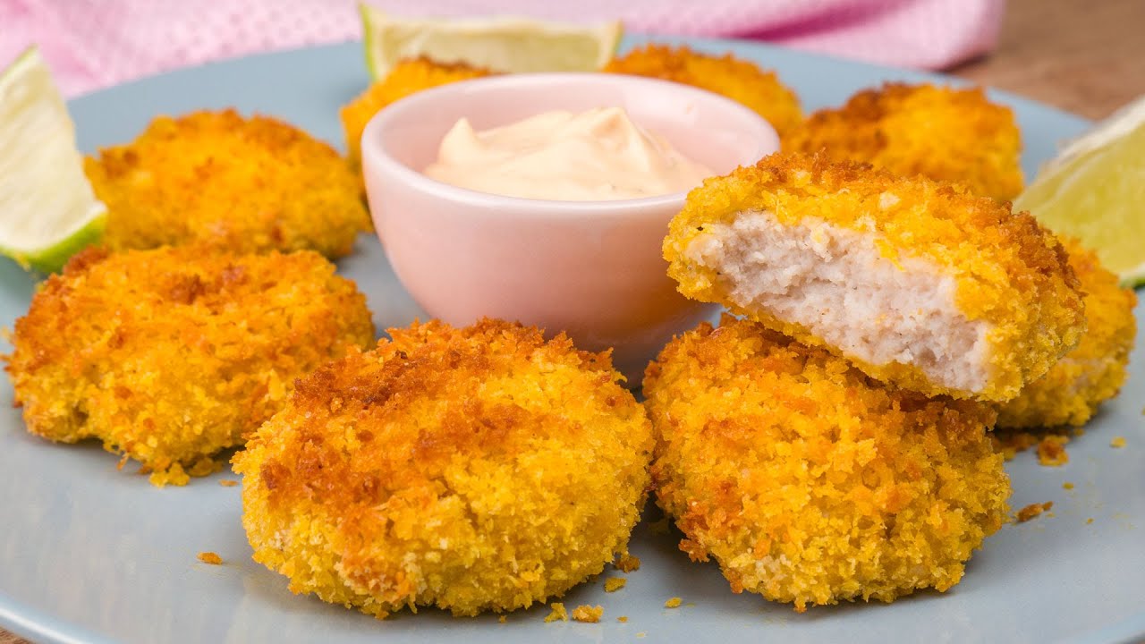 NUGGETS DE PEIXE NA AIRFRYER, NO FORNO OU FRITO PEIXE EMPANADO O FAMOSO | Cook'n Enjoy 1310