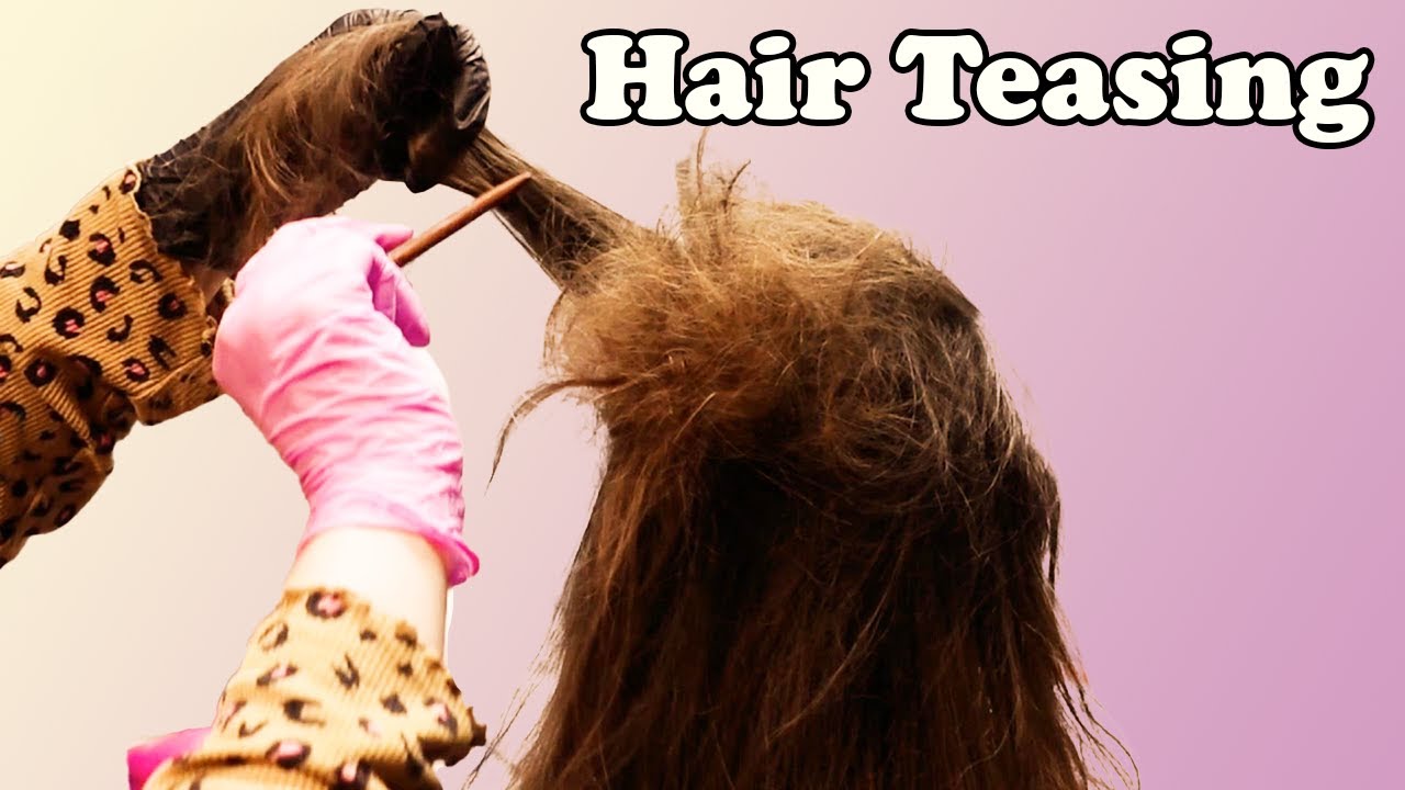 ASMR Detangling & Teasing Hair | No Talking | Hair Brushing