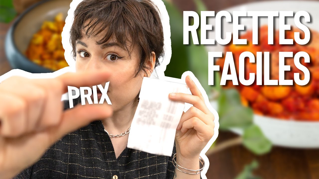 J'improvise 2 Recettes Economiques avec Mes Courses !
