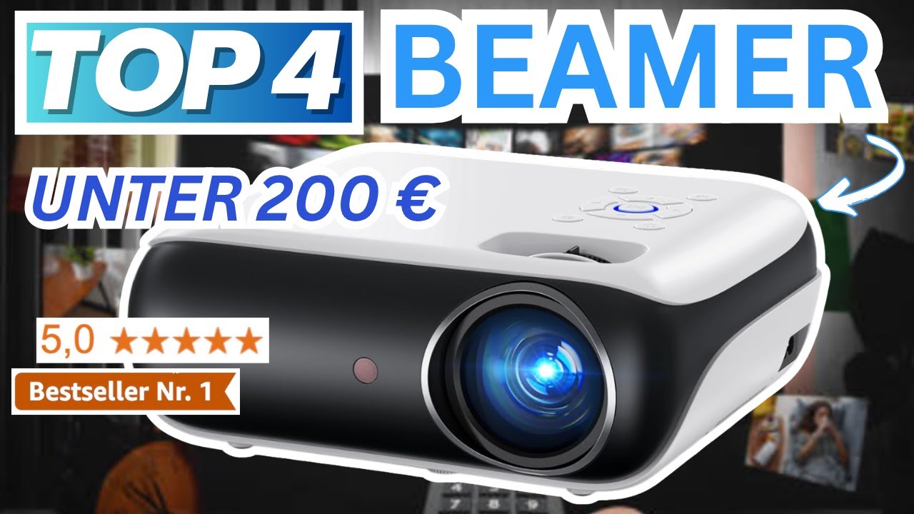 Beste BEAMER UNTER 200 EURO (Testsieger 2026) | Top 4 Beamer unter 200 Euro Vergleich