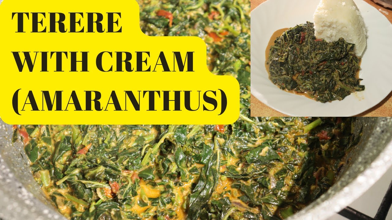 How to Make Terere Without Overcooking| Amaranthus| Best Terere Stew With Cream| Tsimboga