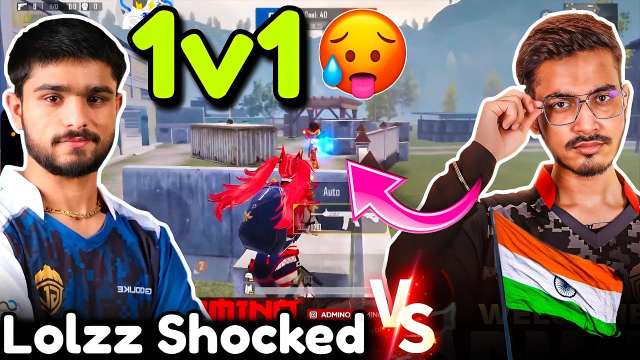 🇮🇳ADMINO Shocked Lolzz 1v1 TDM 🥵 [Both POV] Lolzz Reflex 😱🔥
