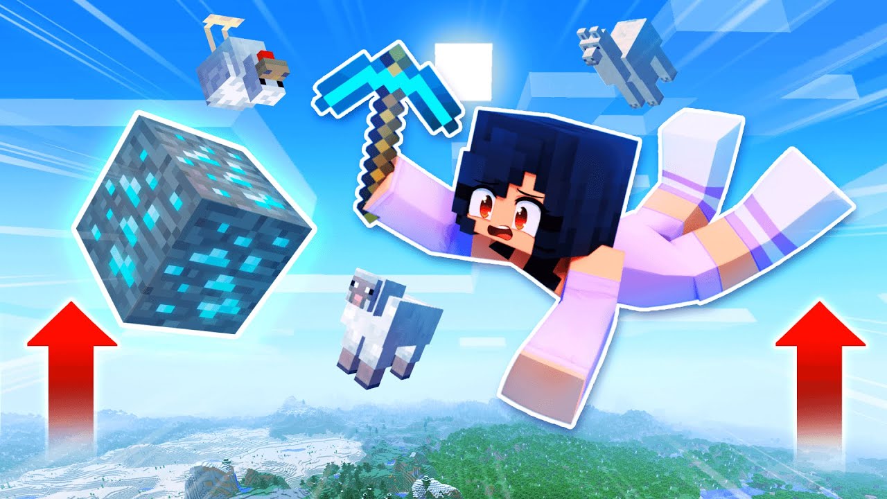 Minecraft BUT the GRAVITY FLIPS!