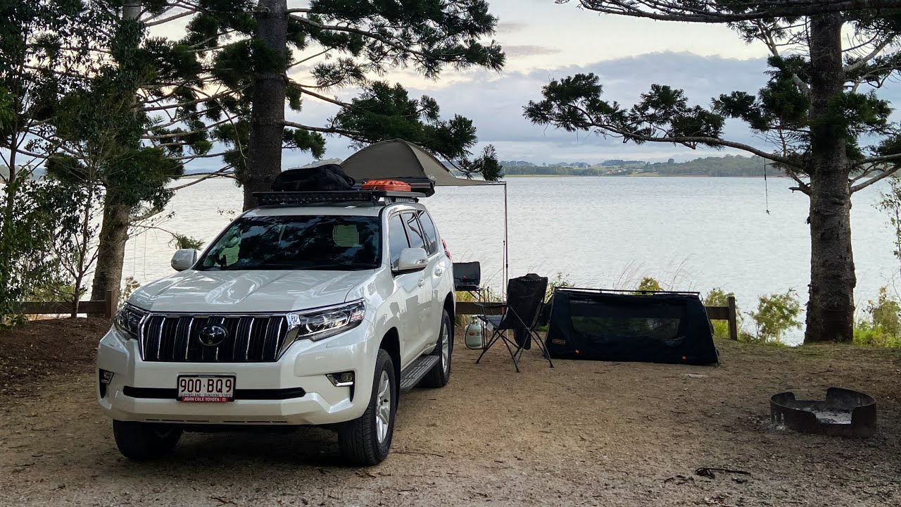 Relaxing Solo Camping By A Lake // Living Out of My Toyota Prado 150 (Lexus GX460)