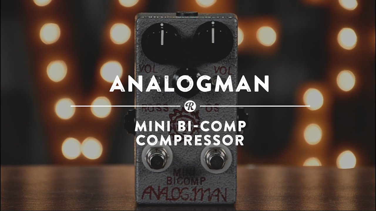 AnalogMan Mini Bi-Comp Compressor | Видео с демонстрацией реверберации
