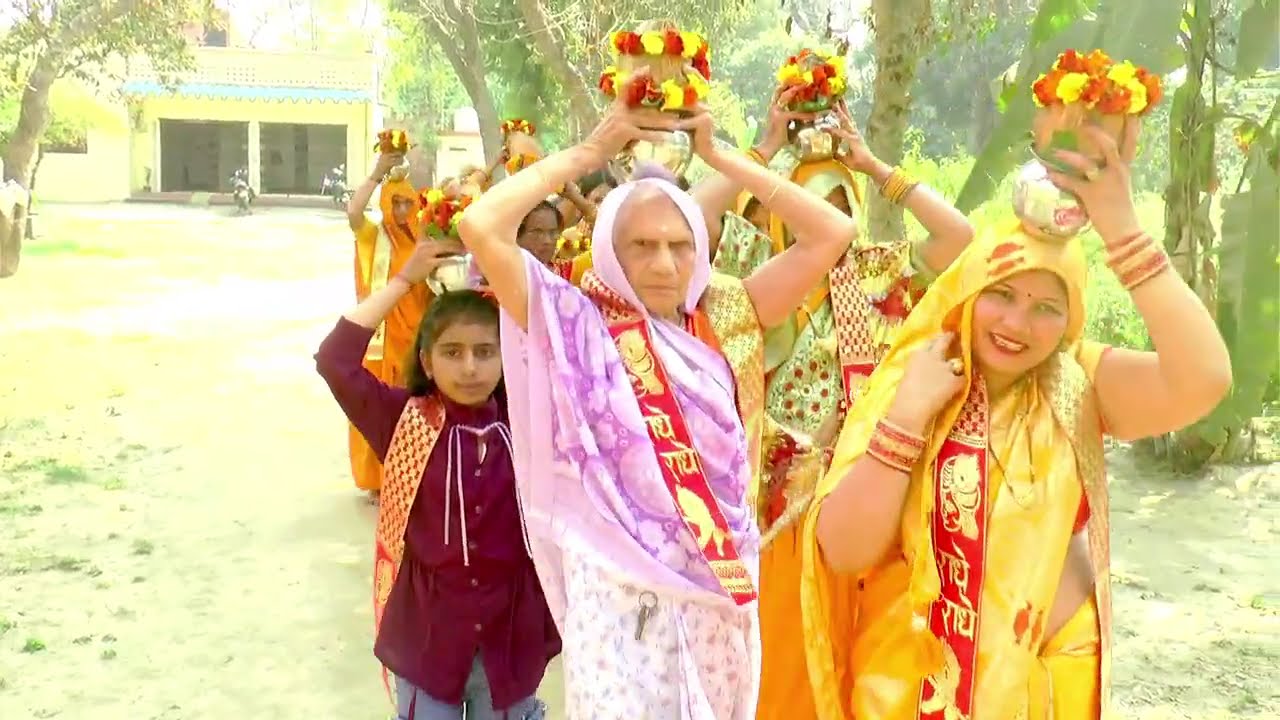कलश यात्रा || श्रद्धेय श्री अनिरुद्ध जी महाराज || दलपतपुर (बैरहना)