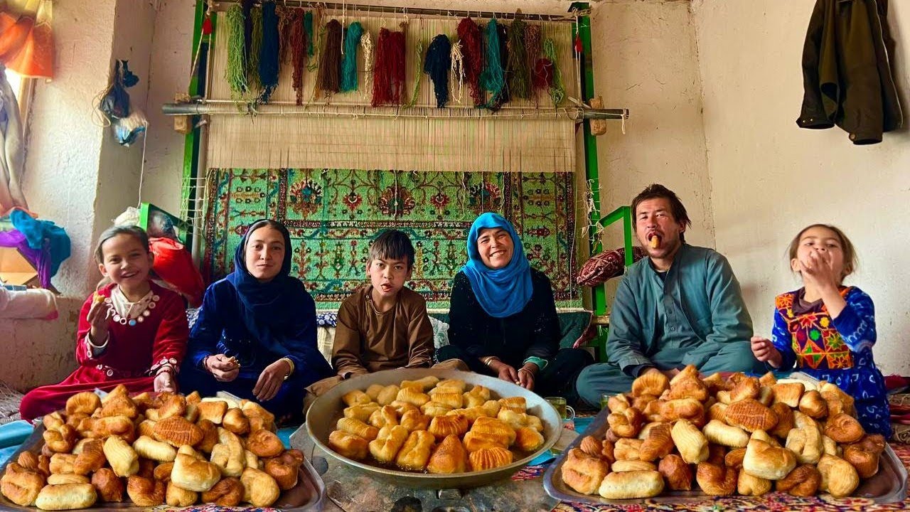 Another Hard challenge  in rural life finding a piece of bread at home | Village Life of Afghanistan