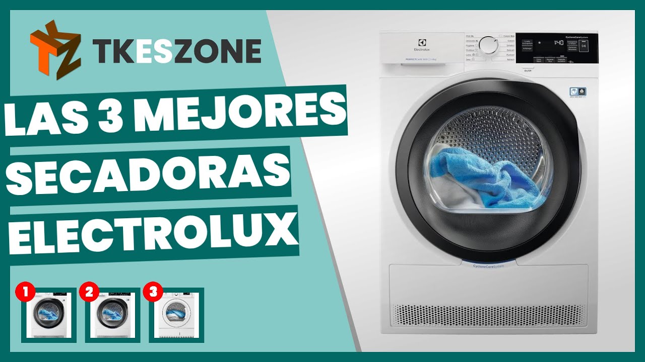 Las 3 mejores secadoras electrolux