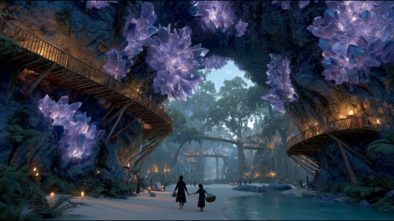 The Sanctuary of the Violet Stone | Medieval Fantasy Music & Animated Ambience
