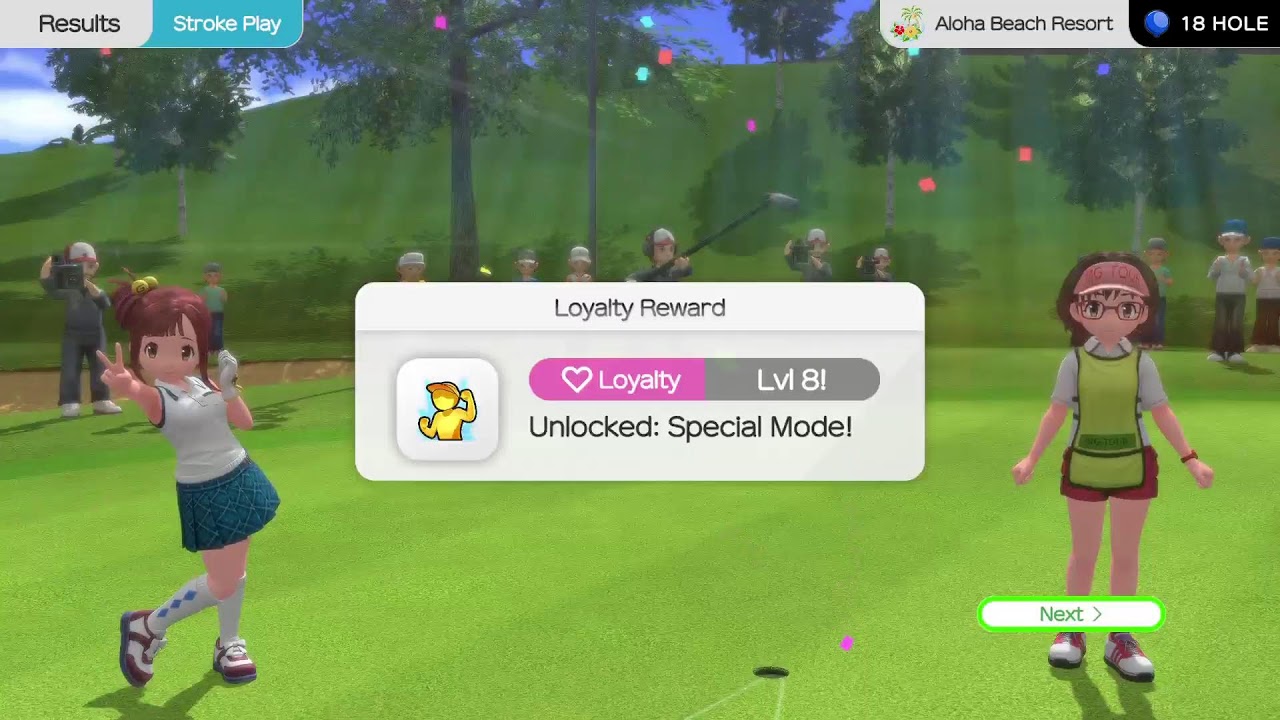 (PS5) Everybody's Golf : Hot Shots - World Tour - Leveling Up