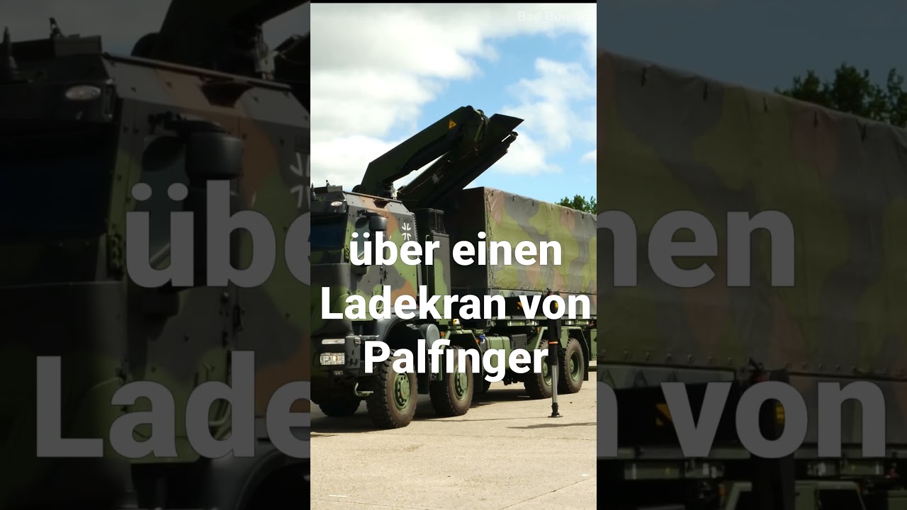 Das GTF ZLK 15t - Gesch&uuml;tztes Transportfahrzeug der Bundeswehr mit Ladekran