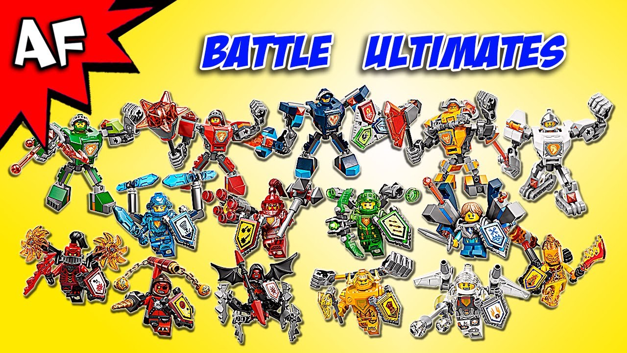 Every Lego Nexo Knights BATTLE SUIT ULTIMATES Set - Complete Collection!