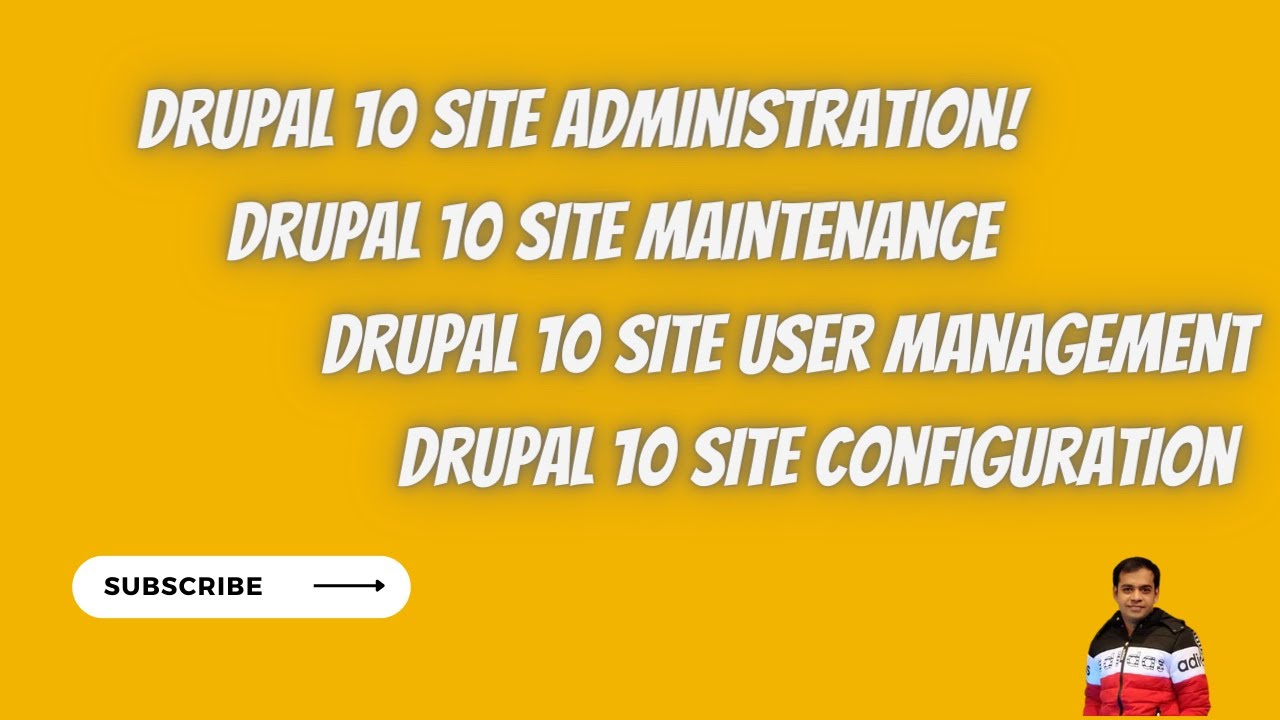 Drupal 10 Site Administration tutorial in Hindi Part 1