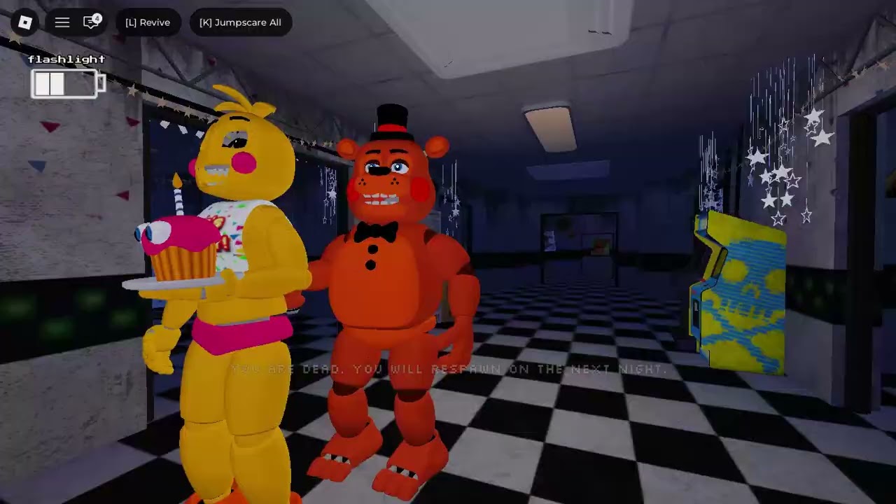 fnaf with bown and jersteer