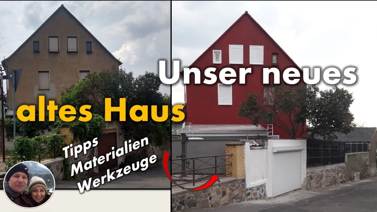 Fassade, Mauer, Zaun (2. Teil). TIPPS MATERIALIEN WERKZEUGE. Altes Haus selbst renovieren.