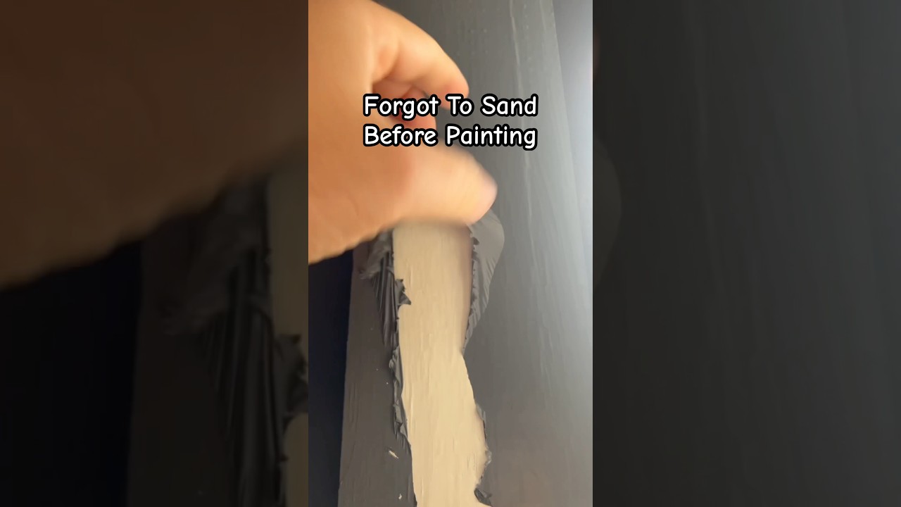 What happens when you put Latex Paint over Oil based Paint
