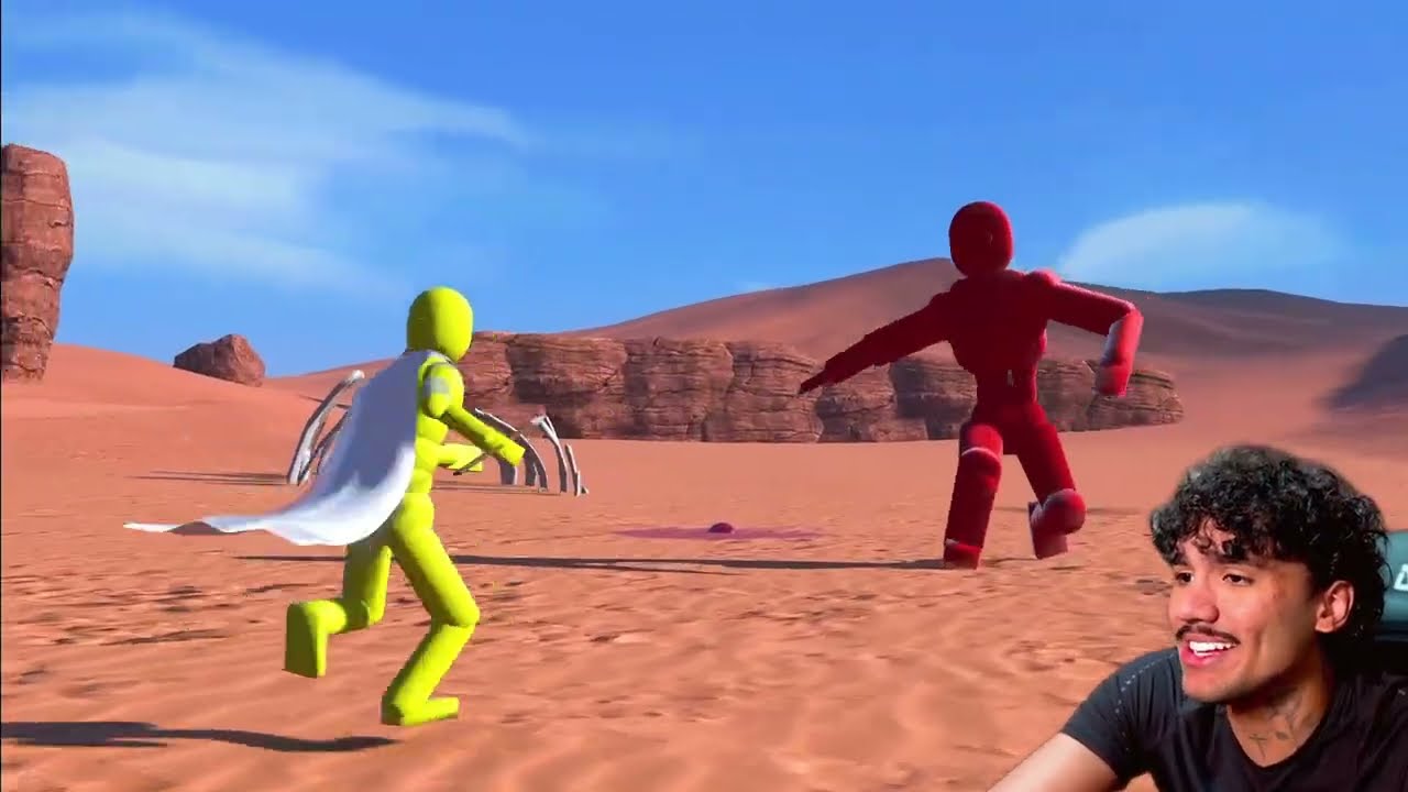 Reagindo ao Super NPC Poderoso VS os NPCs Mais Fortes! (com Física de Ragdoll Ativa)