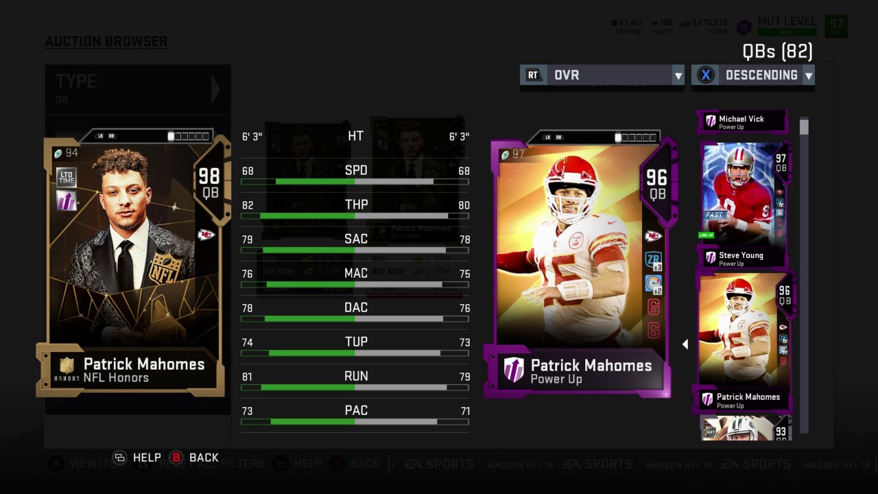 Madden 19 Ultimate Team :: The Most Expensive Limited Edition MVP Honors Cards EVER! Madden 19 MUT