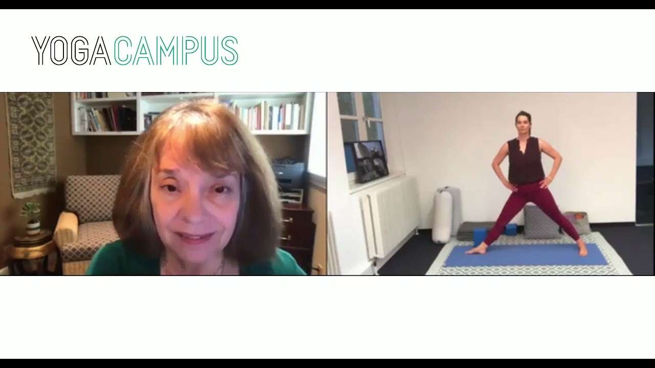 Judith Hanson Lasater teaches Trikonasana in relation to the Pelvis