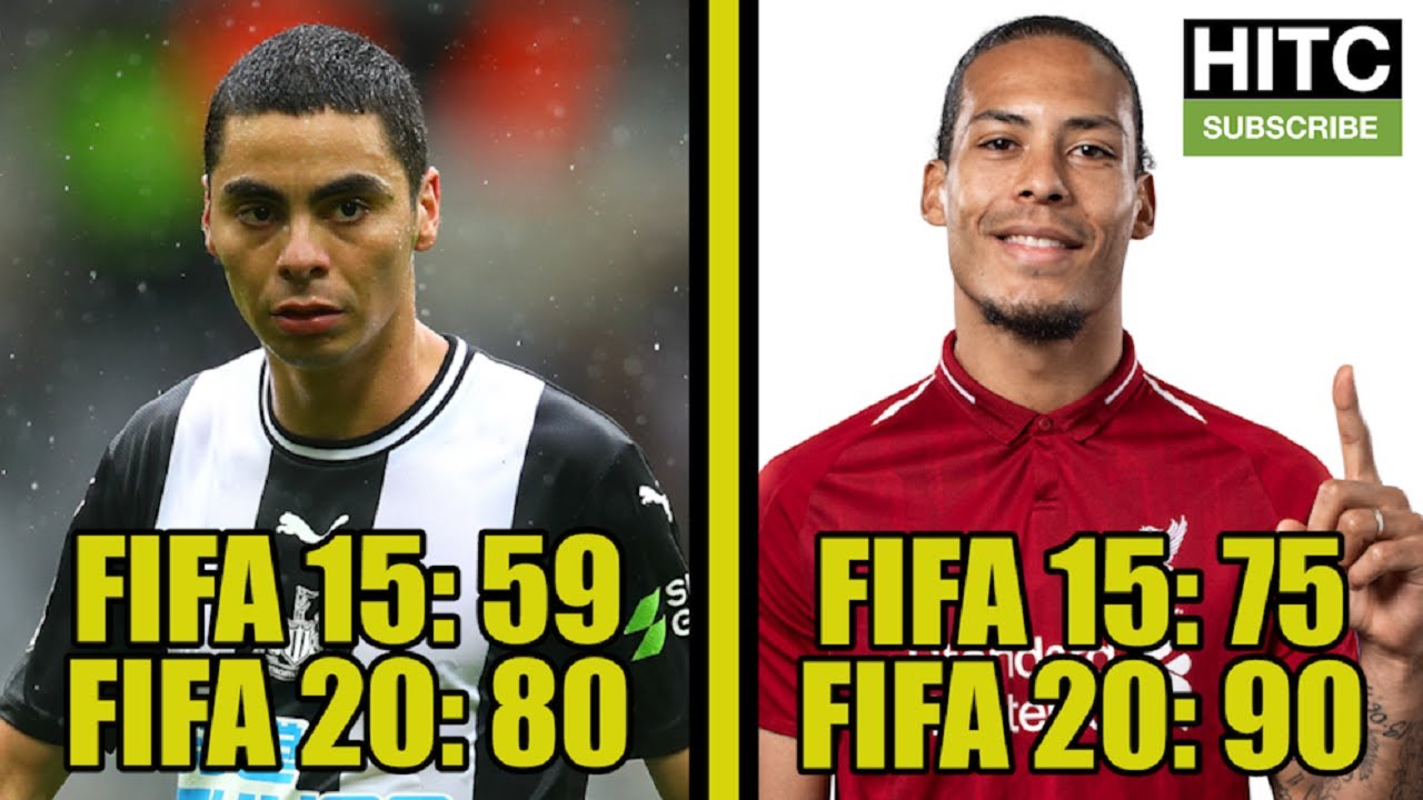 Every Premier League Club's Best Player On FIFA 20: What Was Their FIFA 15 Rating?
